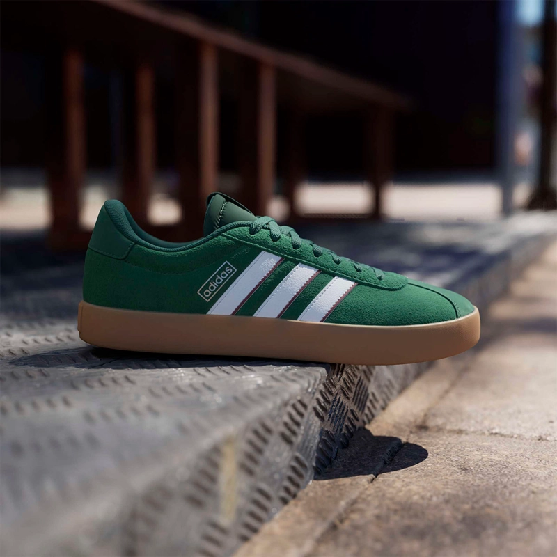 ZAPATILLAS HOMBRE ADIDAS CASUALES VERDE VL COURT 3.0 CUERO - 10