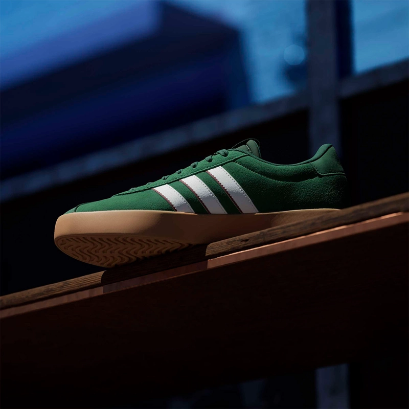 ZAPATILLAS HOMBRE ADIDAS CASUALES VERDE VL COURT 3.0 CUERO - 13