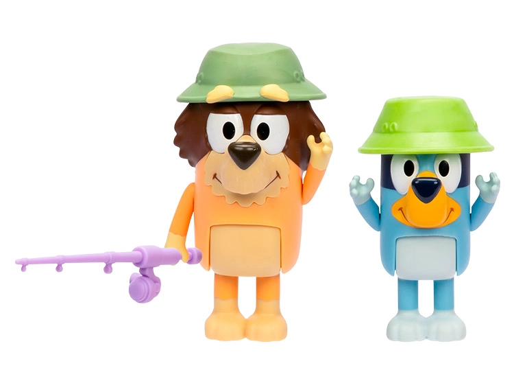 BLUEY PACK 2 FIGURAS PERSONAJES FISHING - 5