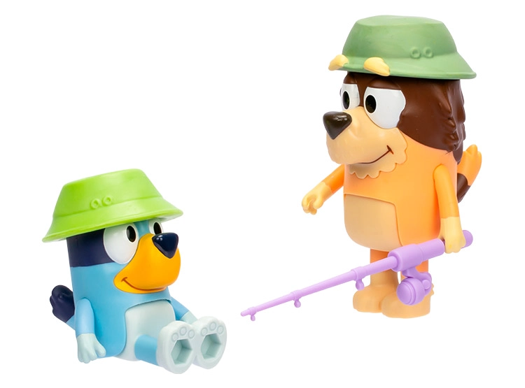 BLUEY PACK 2 FIGURAS PERSONAJES FISHING - 6