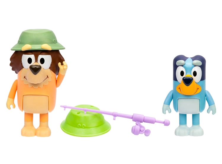 BLUEY PACK 2 FIGURAS PERSONAJES FISHING - 7