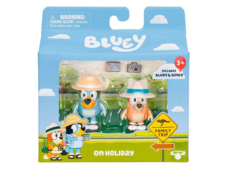 BLUEY PACK 2 FIGURAS PERSONAJES HOLIDAYS - 9