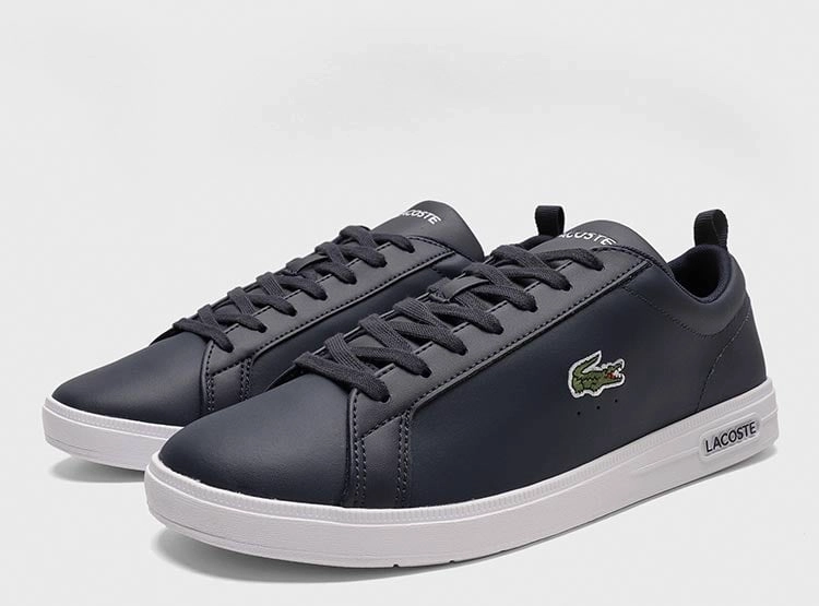 ZAPATILLAS HOMBRE LACOSTE URBANO AZUL CARNABY BASE CUERO - 2