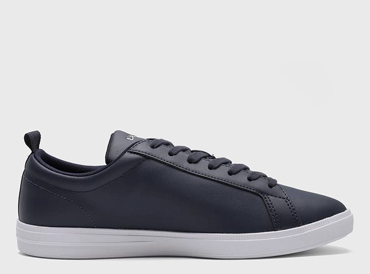 ZAPATILLAS HOMBRE LACOSTE URBANO AZUL CARNABY BASE CUERO - 4