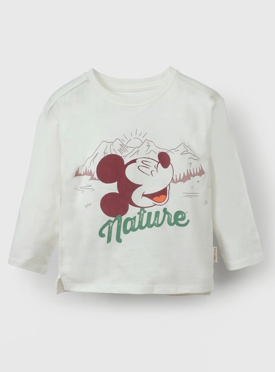 POLERA MANGA LARGA ALGODÓN NIÑO COLLOKY NUDE BASKET - 1
