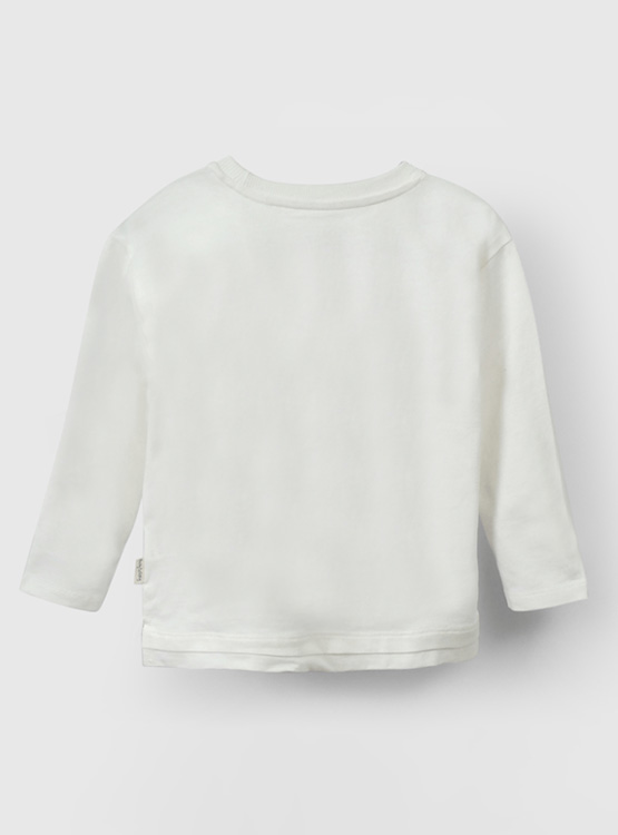 POLERA MANGA LARGA ALGODÓN NIÑO COLLOKY NUDE BASKET - 2