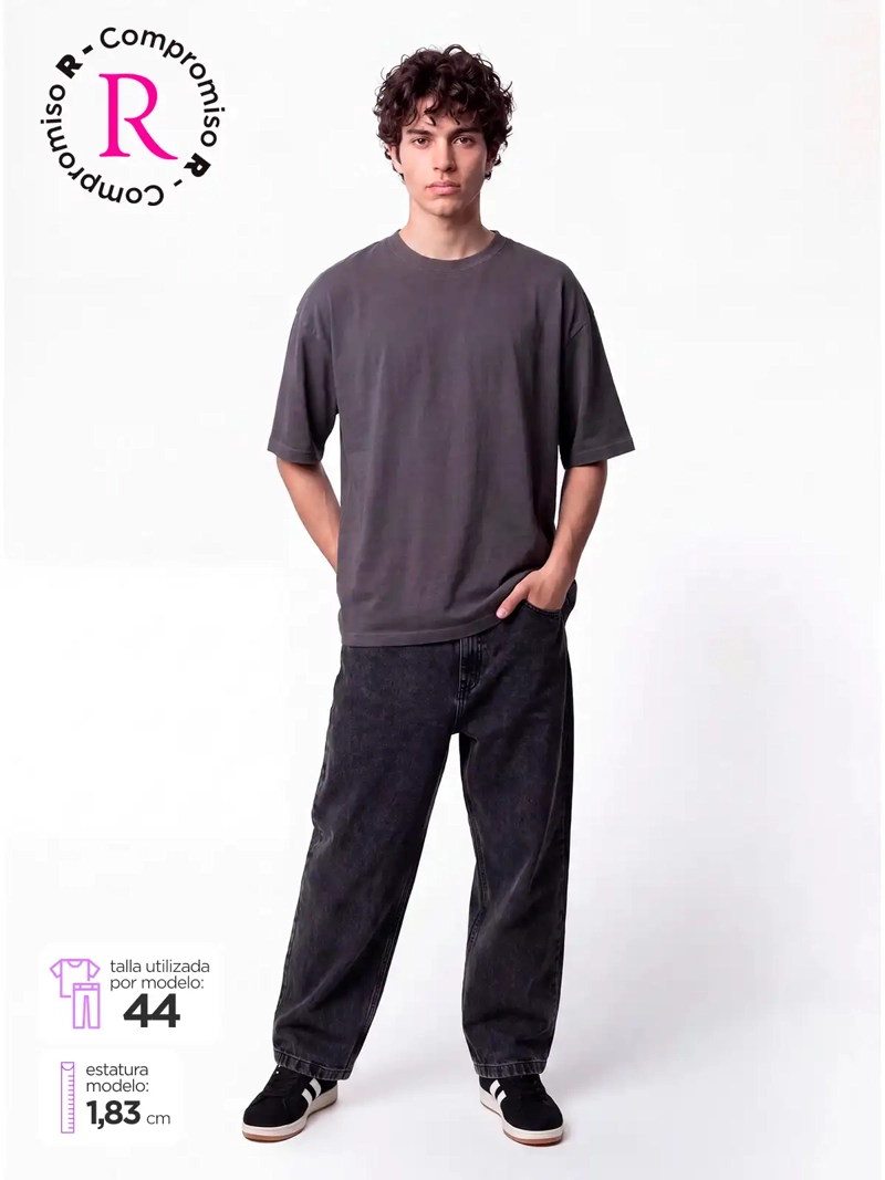 JEANS HOMBRE INDEX ALGODÓN BAGGY - 1