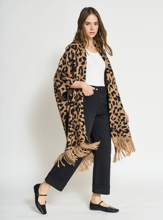 SWEATER MUJER MARQUIS TIPO PONCHO - 2