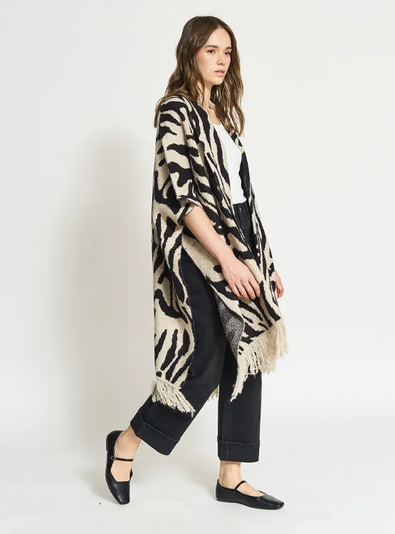 SWEATER MUJER MARQUIS TIPO PONCHO - 3
