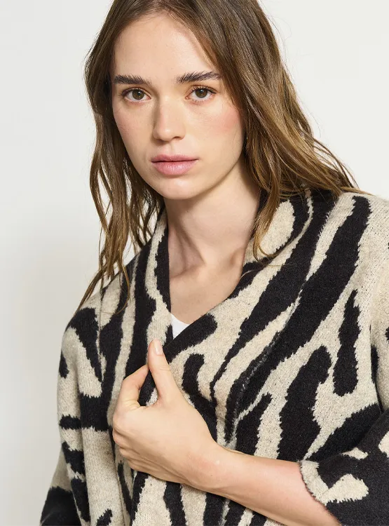 SWEATER MUJER MARQUIS TIPO PONCHO - 5