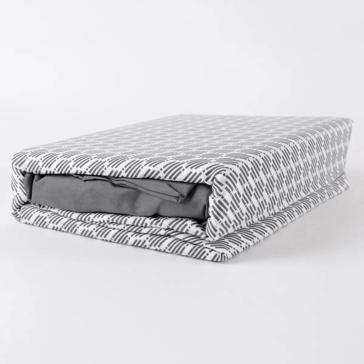JUEGO DE SÁBANAS RIPLEY HOME ESTAMPADAS 1.5PL + 2FUNDAS GEO BLACK - 3
