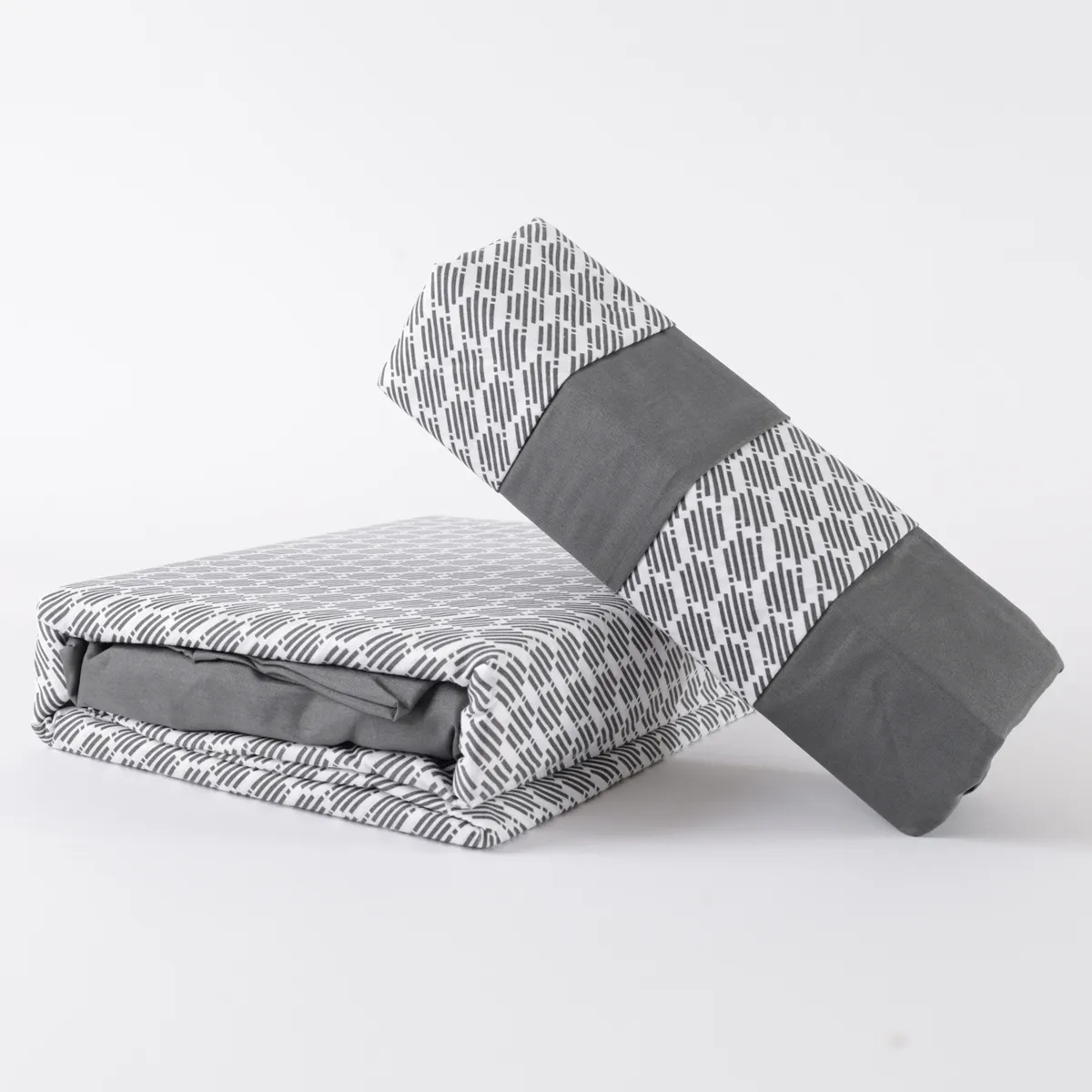 JUEGO DE SÁBANAS RIPLEY HOME ESTAMPADAS 2PL + 4FUNDAS GEO BLACK - 2