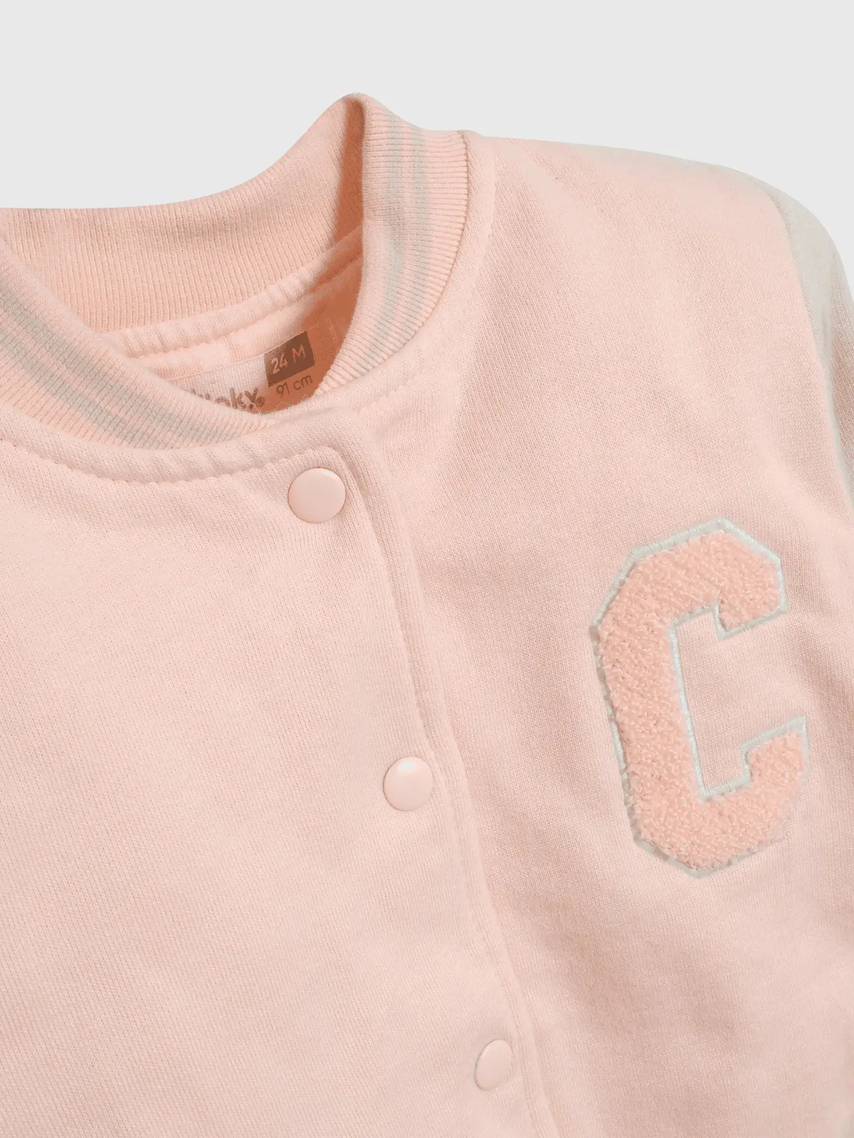 POLERÓN ALGODÓN NIÑA COLLOKY ROSADO BOMBER - 3