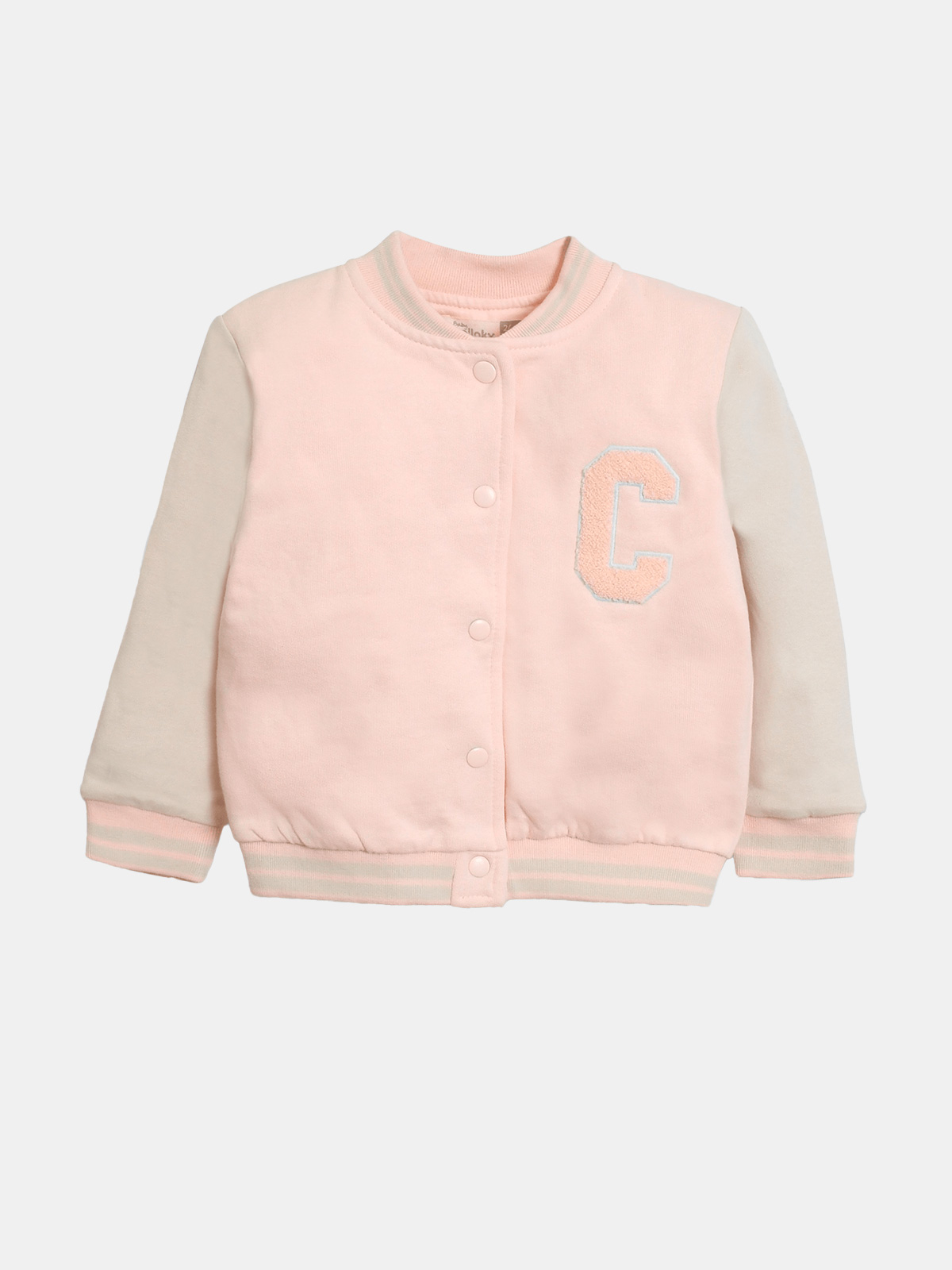 POLERÓN ALGODÓN NIÑA COLLOKY ROSADO BOMBER - 1