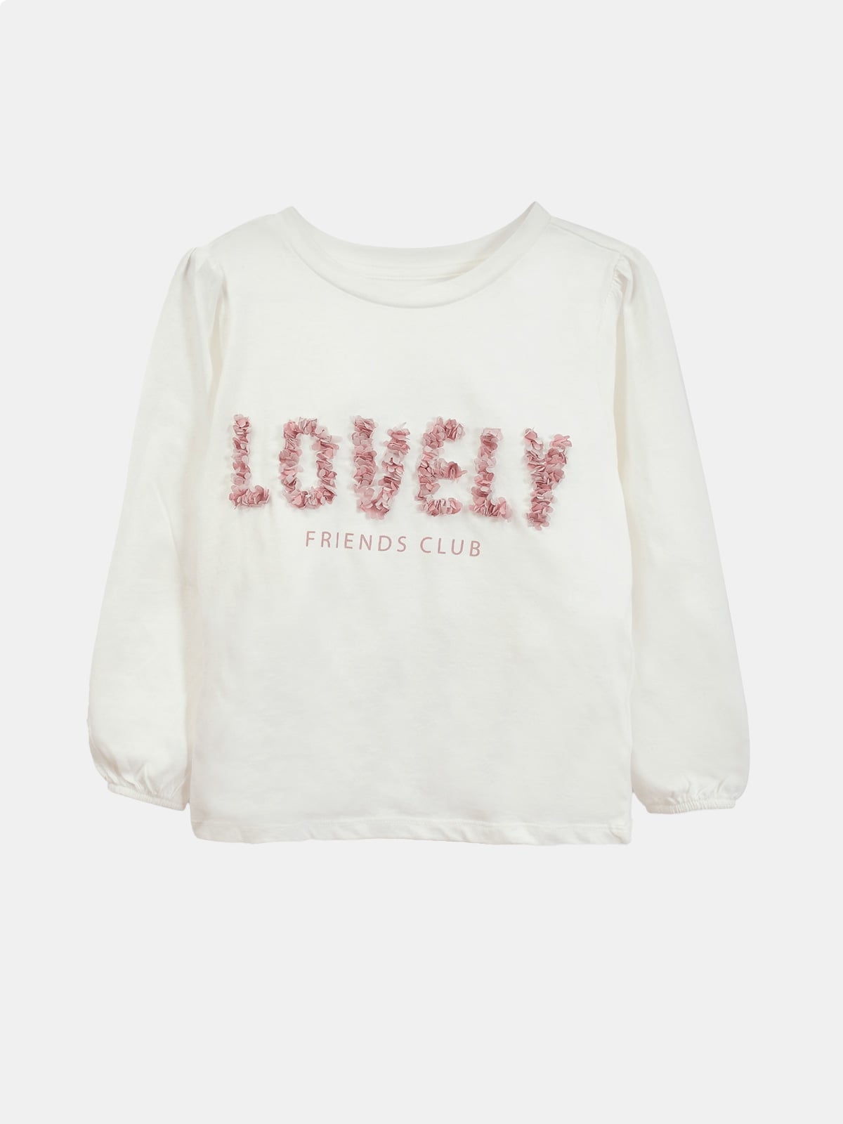 POLERA MANGA LARGA ALGODÓN NIÑA COLLOKY BLANCO