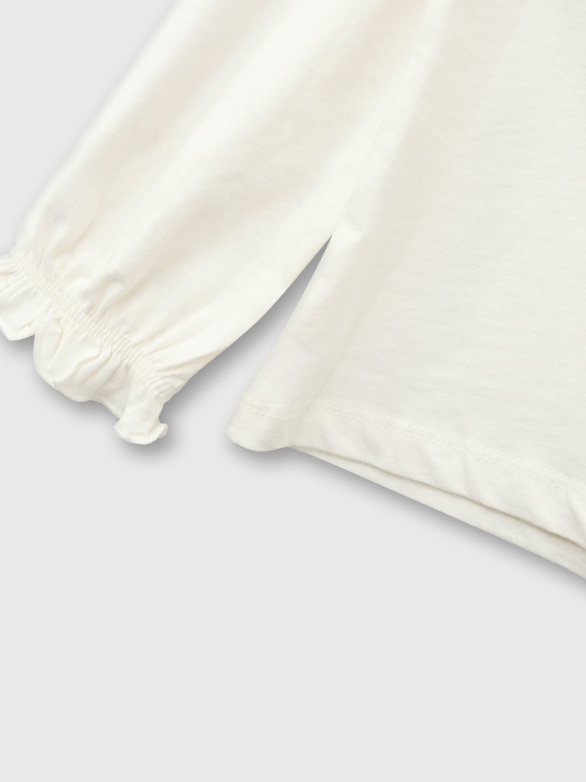 POLERA MANGA LARGA ALGODÓN NIÑA COLLOKY BLANCO CORAZÓN - 3