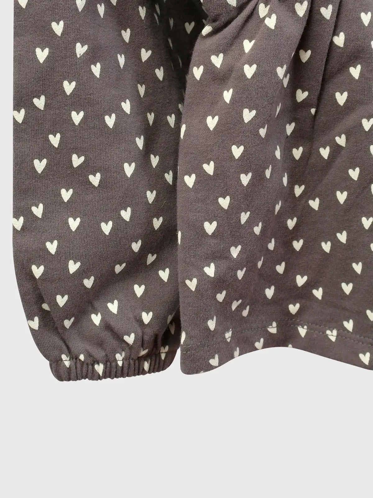 POLERA MANGA LARGA ALGODÓN NIÑA COLLOKY GRAFITO CORAZÓN - 3