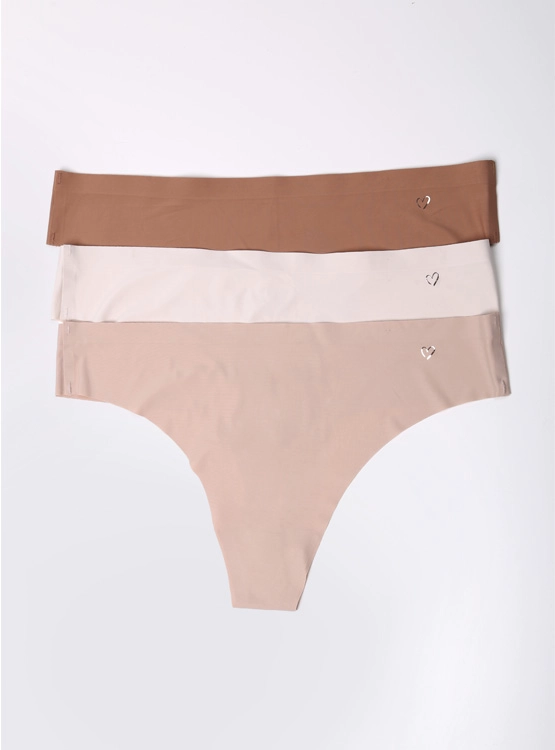 PACK 3 CALZONES COLALESS MICROFIBRA MUJER INDEX INTIME LÁSER CLZP324-616 - 9