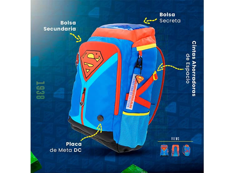 MOCHILA DC COMICS JUVENIL - 10