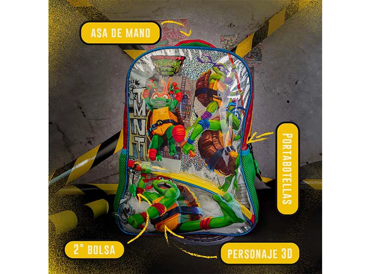 MOCHILA TORTUGAS NINJA INFANTIL - 14