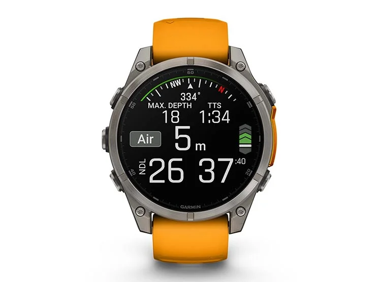 SMARTWATCH GARMIN FÉNIX 8 AMOLED 47MM NARANJO - 4