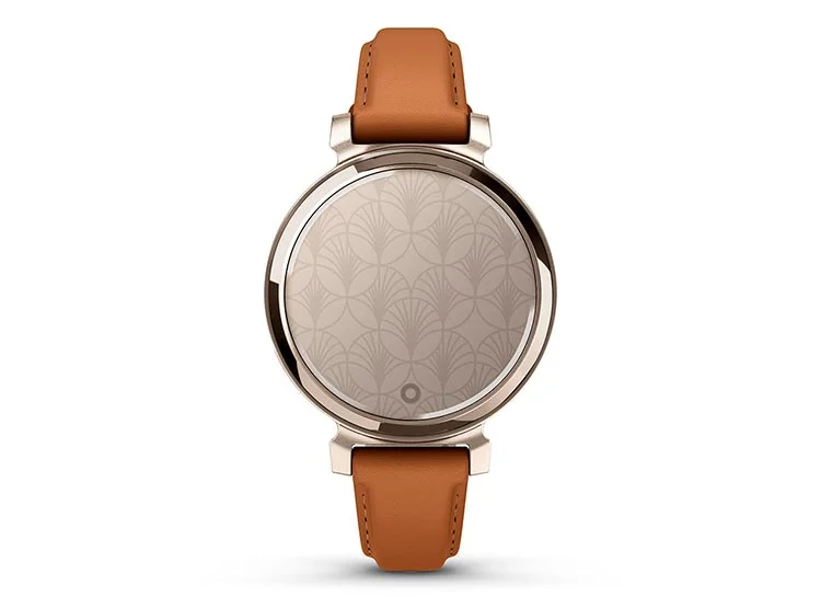 SMARTWATCH GARMIN LILY 2 CLASSIC ORO CREMA CORREA DE CUERO MARRÓN - 3