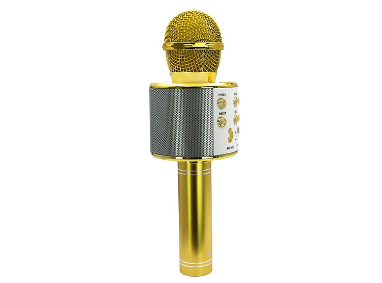 MICRÓFONO PROSOUND MK003 KARAOKE DORADO - 2