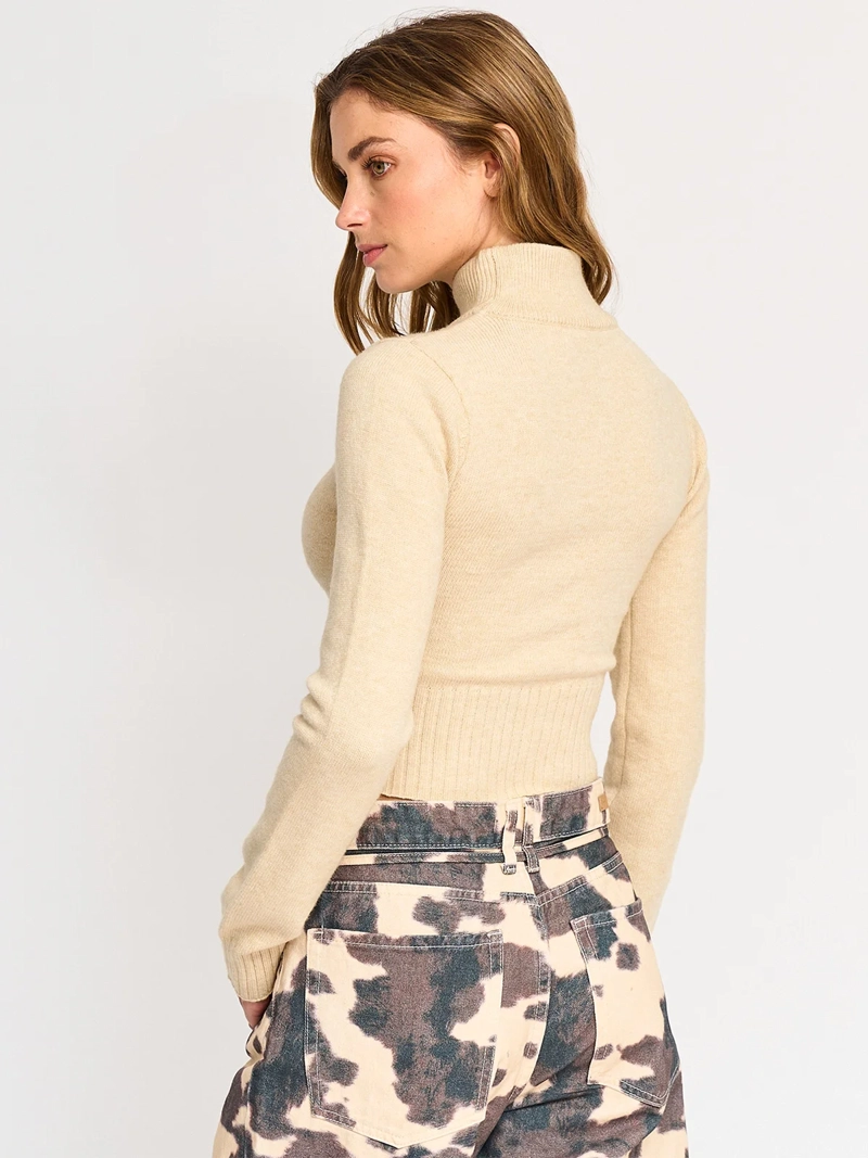 SWEATER MANGA LARGA MUJER INDEX CUELLO ALTO - 2