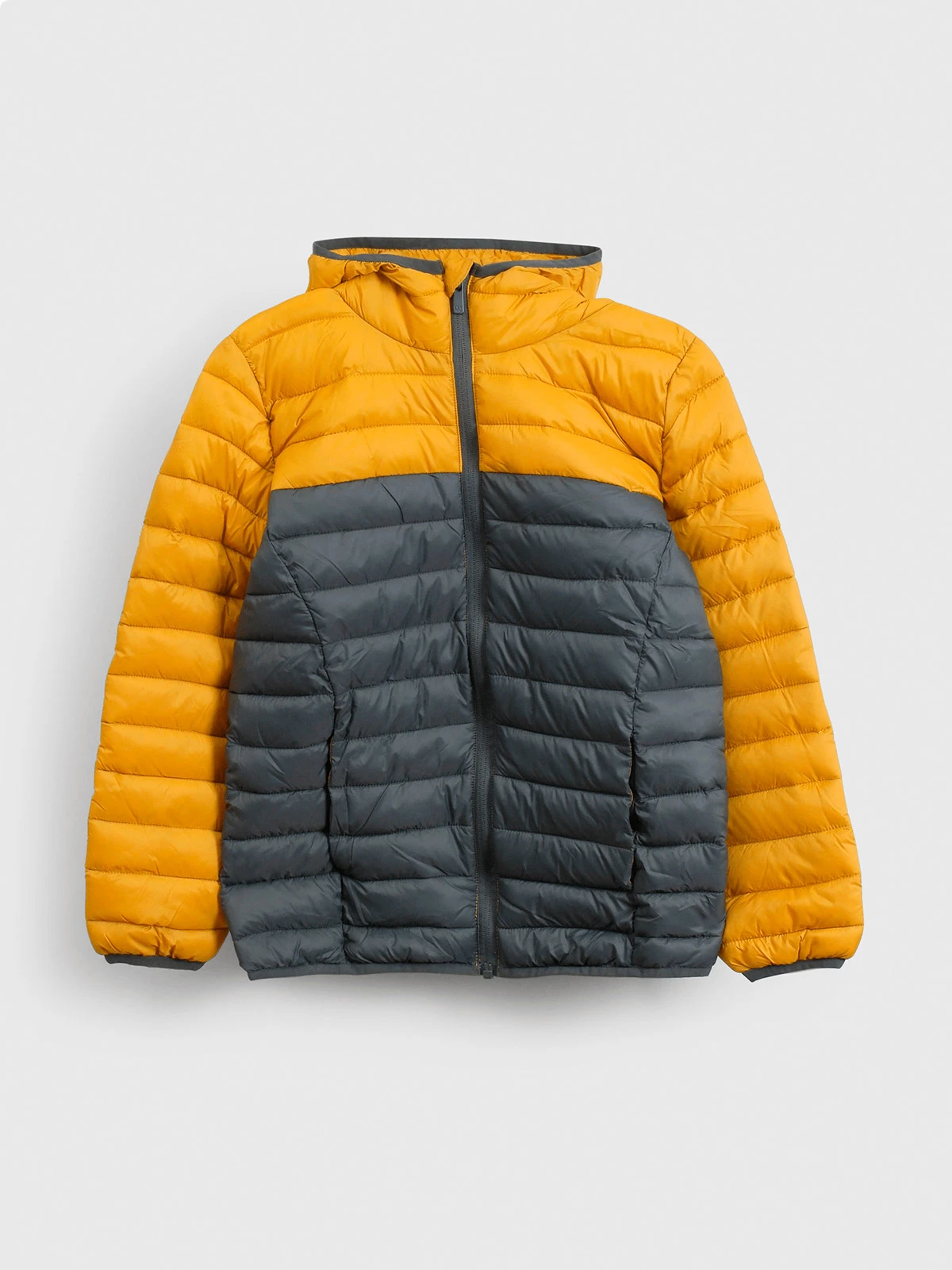 PARKA NIÑO COLLOKY MOSTAZA BICOLOR - 1