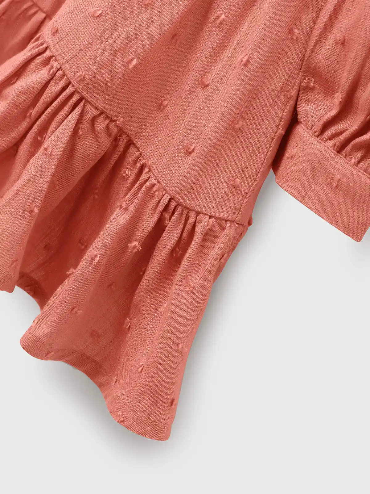 VESTIDO NIÑA COLLOKY ROSADO TEXTURA - 3