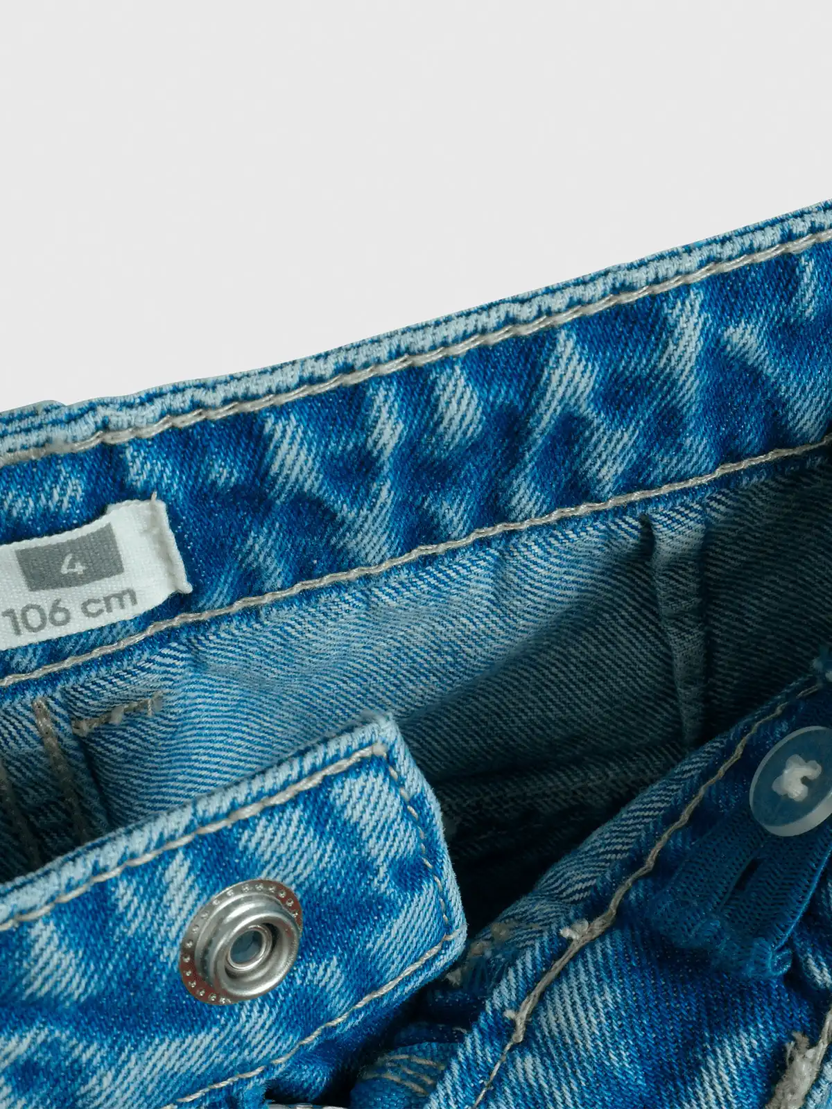 JEANS ALGODÓN CARGO NIÑA COLLOKY CELESTE - 3