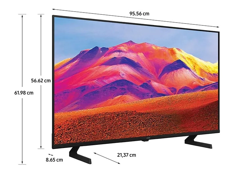 SMART TV SAMSUNG LED FHD 43” UN43T5203AGXZS - 3