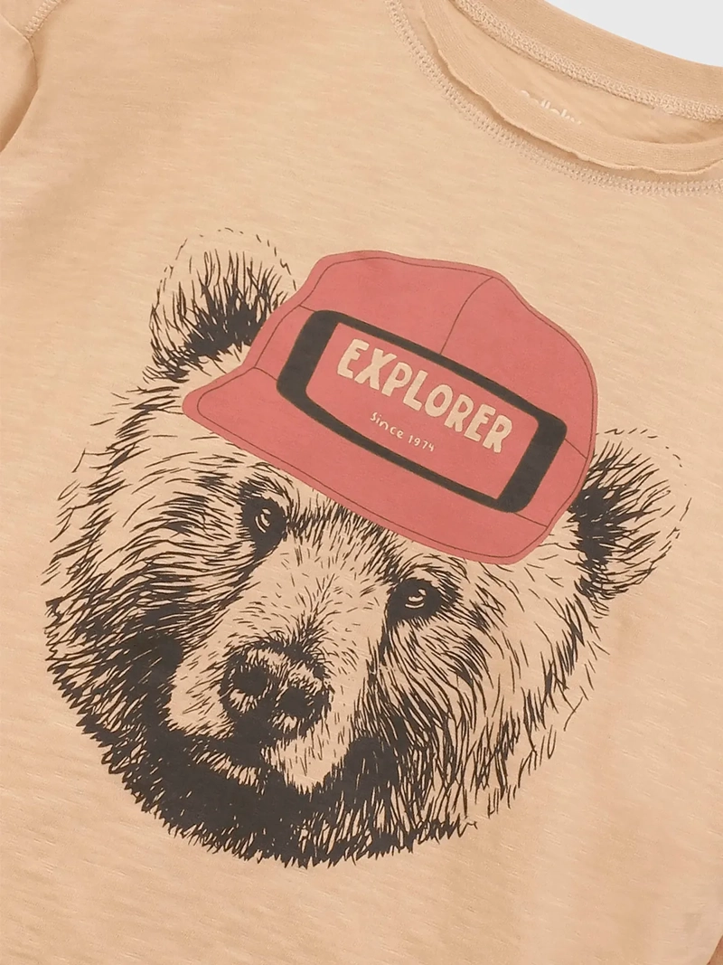 POLERA ALGODÓN NIÑO COLLOKY ARENA - 3