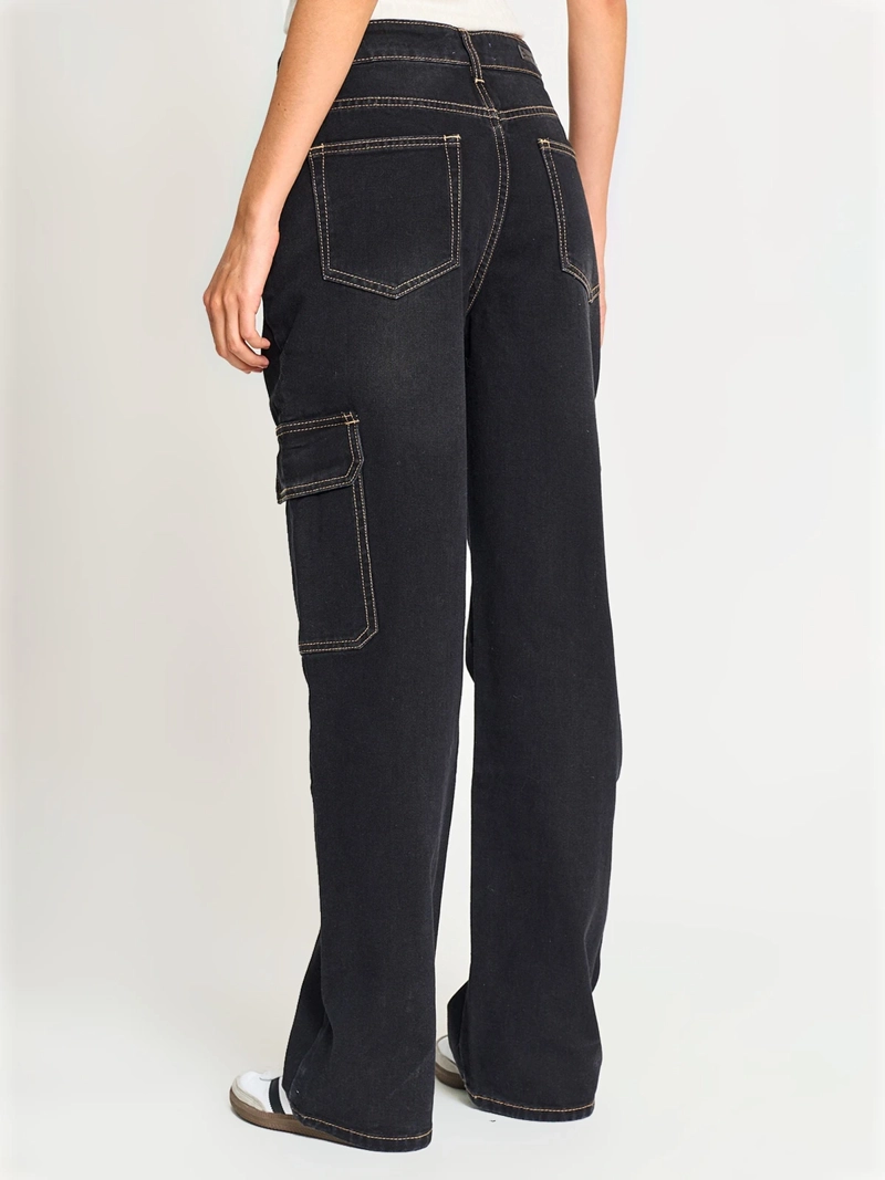 JEANS MUJER INDEX CARGO - 3