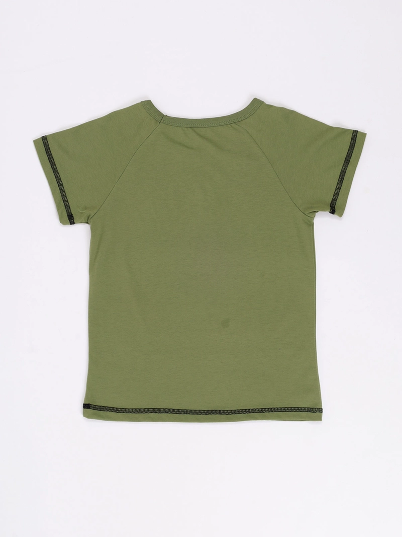 POLERA MANGA CORTA NIÑO JURASSIC WORLD ESTAMPADA - 2