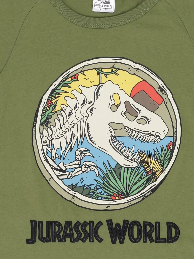 POLERA MANGA CORTA NIÑO JURASSIC WORLD ESTAMPADA - 3