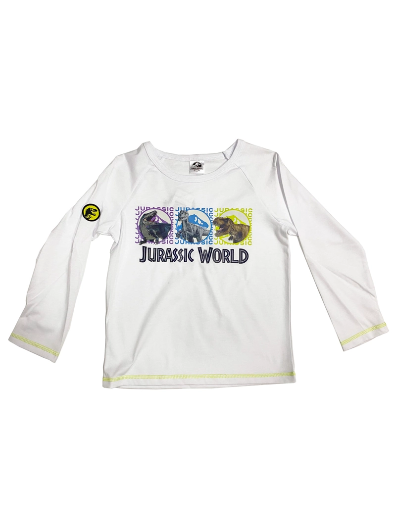 POLERA MANGA LARGA NIÑO JURASSIC PARK