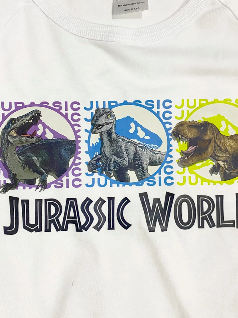 POLERA MANGA LARGA NIÑO JURASSIC PARK - 3