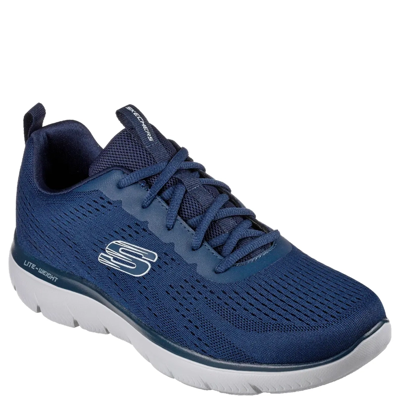 ZAPATILLAS HOMBRE SKECHERS CASUALES AZUL MARINO SUMMITS - 2