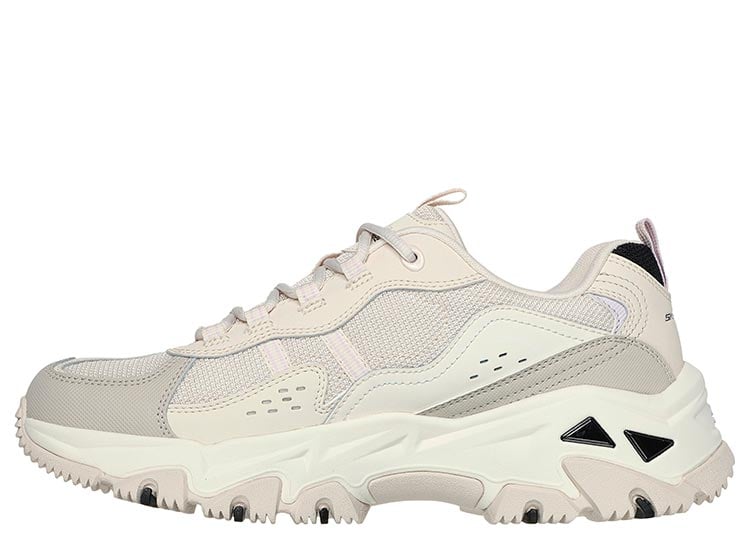 ZAPATILLAS MUJER SKECHERS CASUALES CREMA D'LITES HIKER - 3