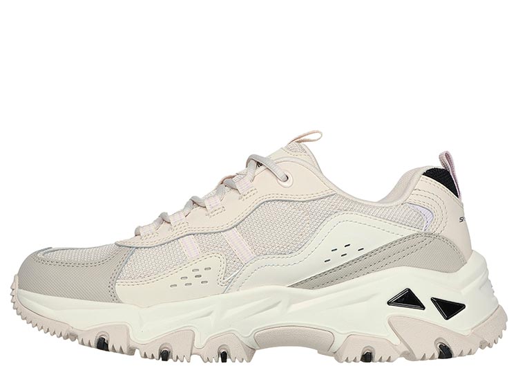 ZAPATILLAS MUJER SKECHERS CASUALES CREMA D'LITES HIKER - 3