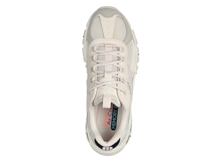 ZAPATILLAS MUJER SKECHERS CASUALES CREMA D'LITES HIKER - 4