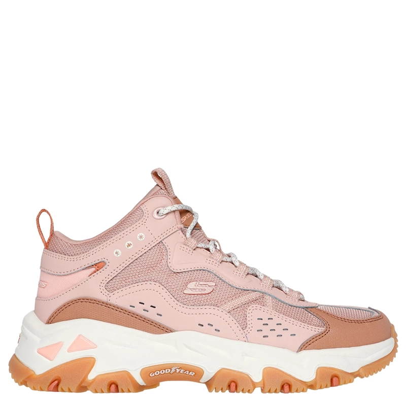 ZAPATILLAS MUJER SKECHERS URBANAS ROSADO D’LITES HIKER - 1