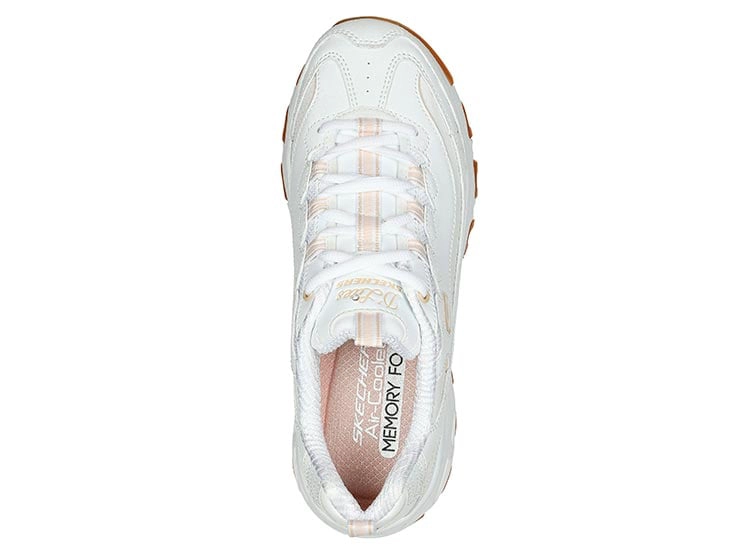 ZAPATILLAS MUJER SKECHERS URBANAS BLANCO D'LITES - 4