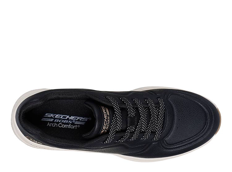 ZAPATILLAS MUJER SKECHERS CASUALES NEGRO BOBS ARCH COMFORT B SWEET - 4