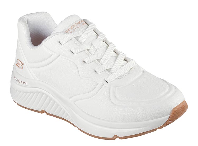 ZAPATILLAS MUJER SKECHERS CASUALES BLANCO BOBS ARCH COMFORT B SWEET - 2