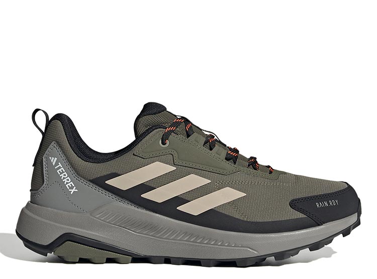 ZAPATILLAS HOMBRE ADIDAS TREKKING OLIVA TERREX ANYLANDER RAIN.RDY