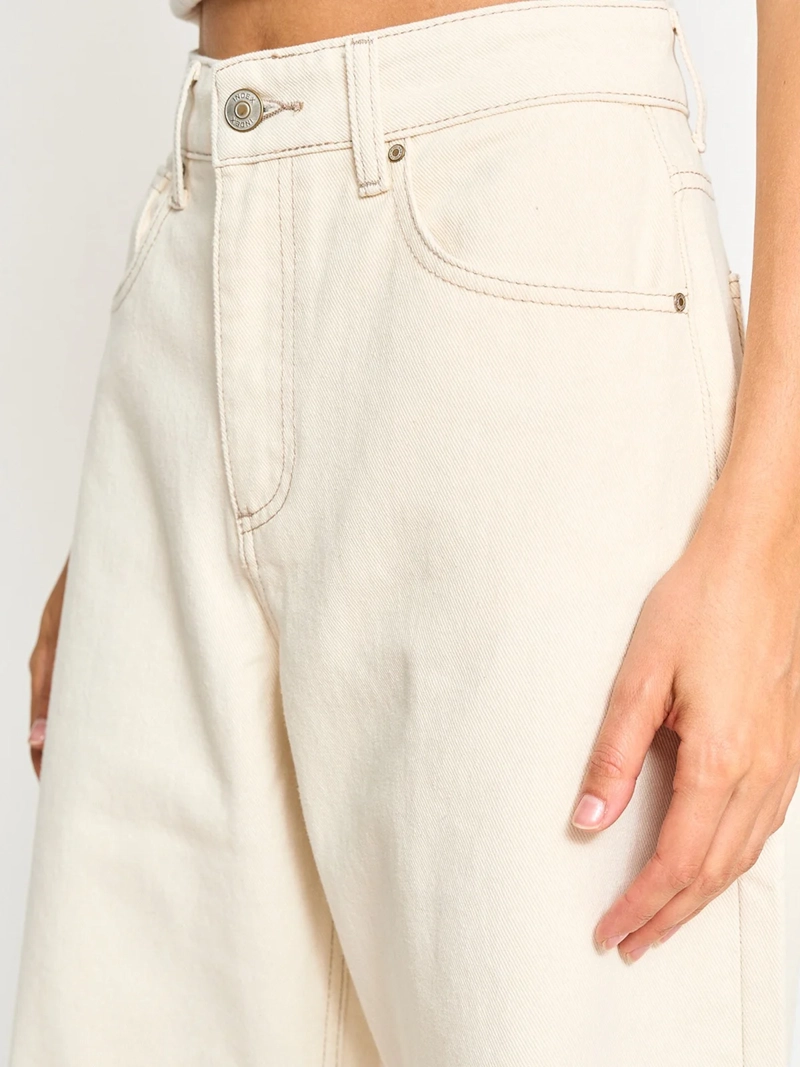 JEANS MUJER INDEX ALGODÓN BALLOON TIRO MEDIO - 4