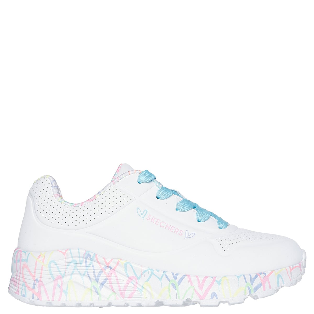 ZAPATILLAS NIÑA SKECHERS CASUALES BLANCO UNO LITE SKX 314976L-WPTQ - 1