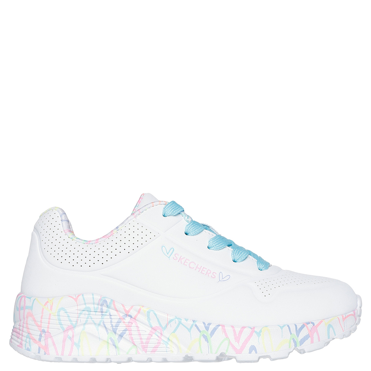 ZAPATILLAS NIÑA SKECHERS CASUALES BLANCO UNO LITE SKX 314976L-WPTQ - 1